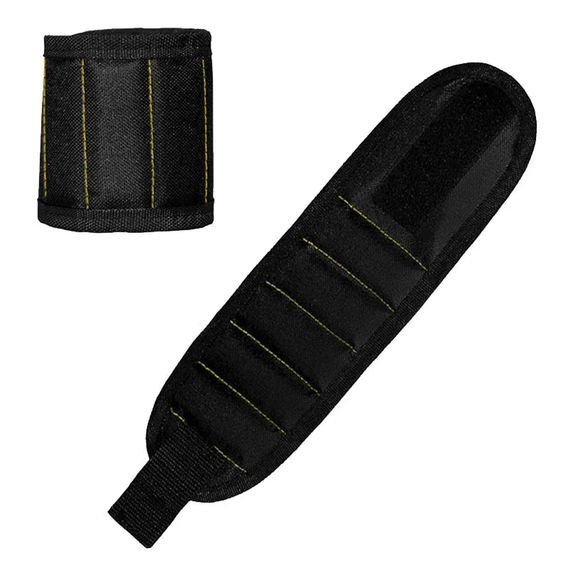Strong Magnetic Wristband β Portable Tool Bag for Holding Screws, Nails, Nuts, Bolts, and Drill Bits