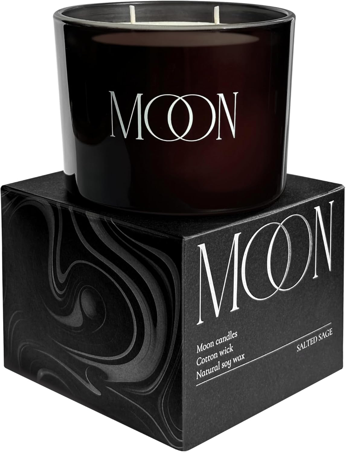 Scented Candles for Men & Women by  |Clean Non Toxic Candles | Luxury Candles | Salted Sage Jar Candles |