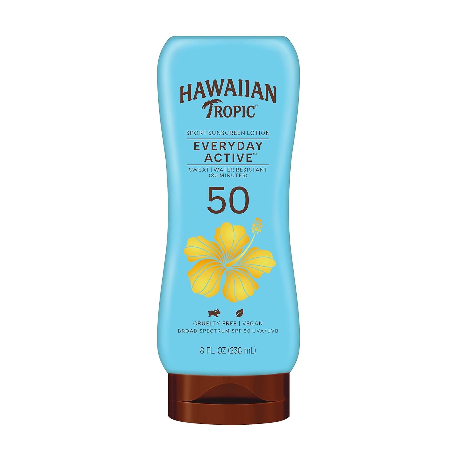 Everyday Active Lotion Sunscreen SPF 50, 8Oz & Banana Boat Sport Ultra SPF 50 Lip Sunscreen Twin Pack | SPF Lip Balm Pack, Banana Boat Lip Balm SPF 50, Oxybenzone Free