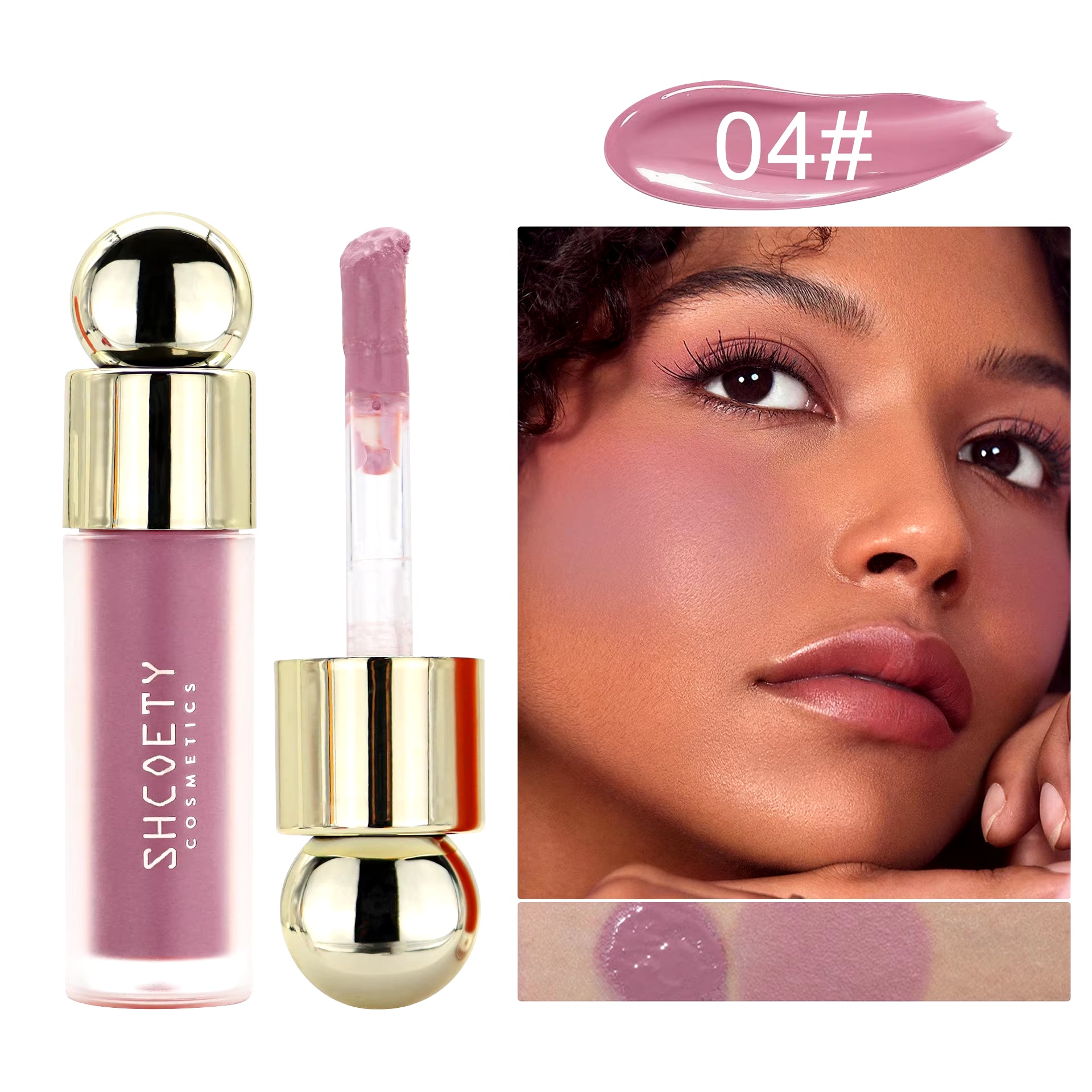 Rare Liquid Blush Beauty Natural Hydrating Pigmented Liquid Blush Easiest to Apply Non-Tacky Texture Soft Pinch Liquid Blush