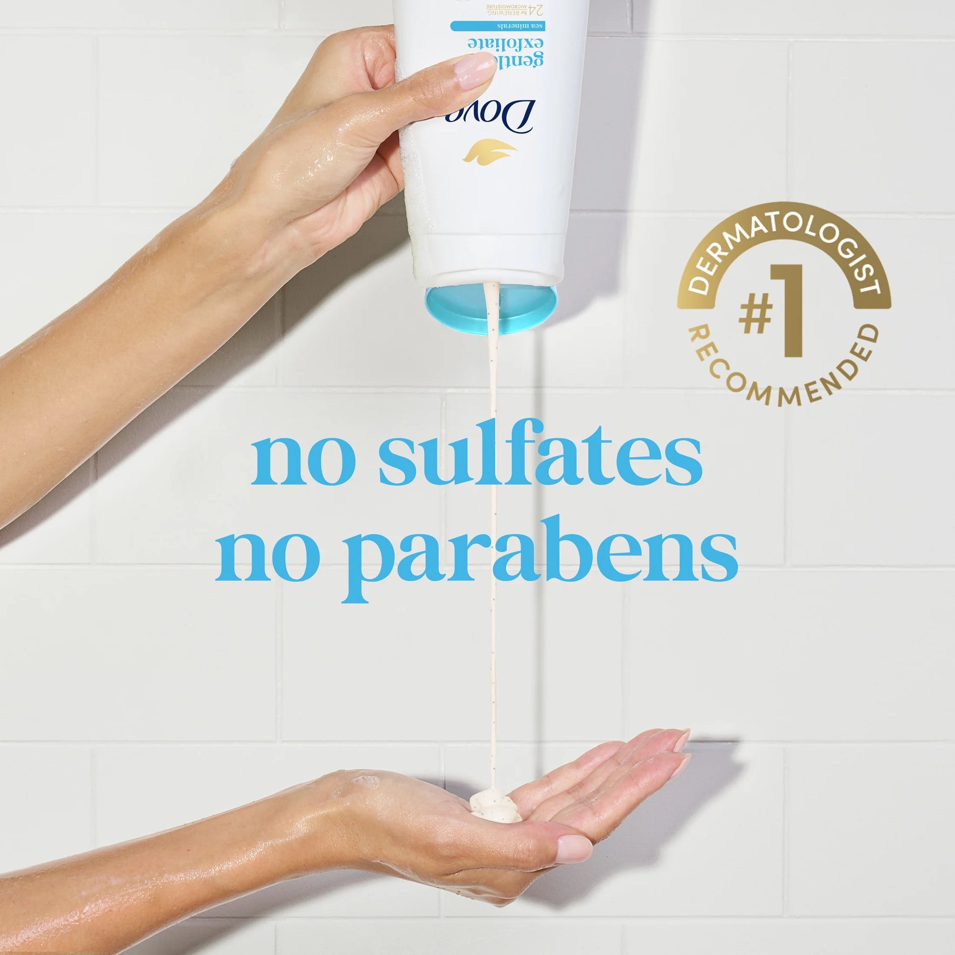 Body Wash for Women Gentle Exfoliating with Sea Minerals All Skin, 20 Oz 2 Count