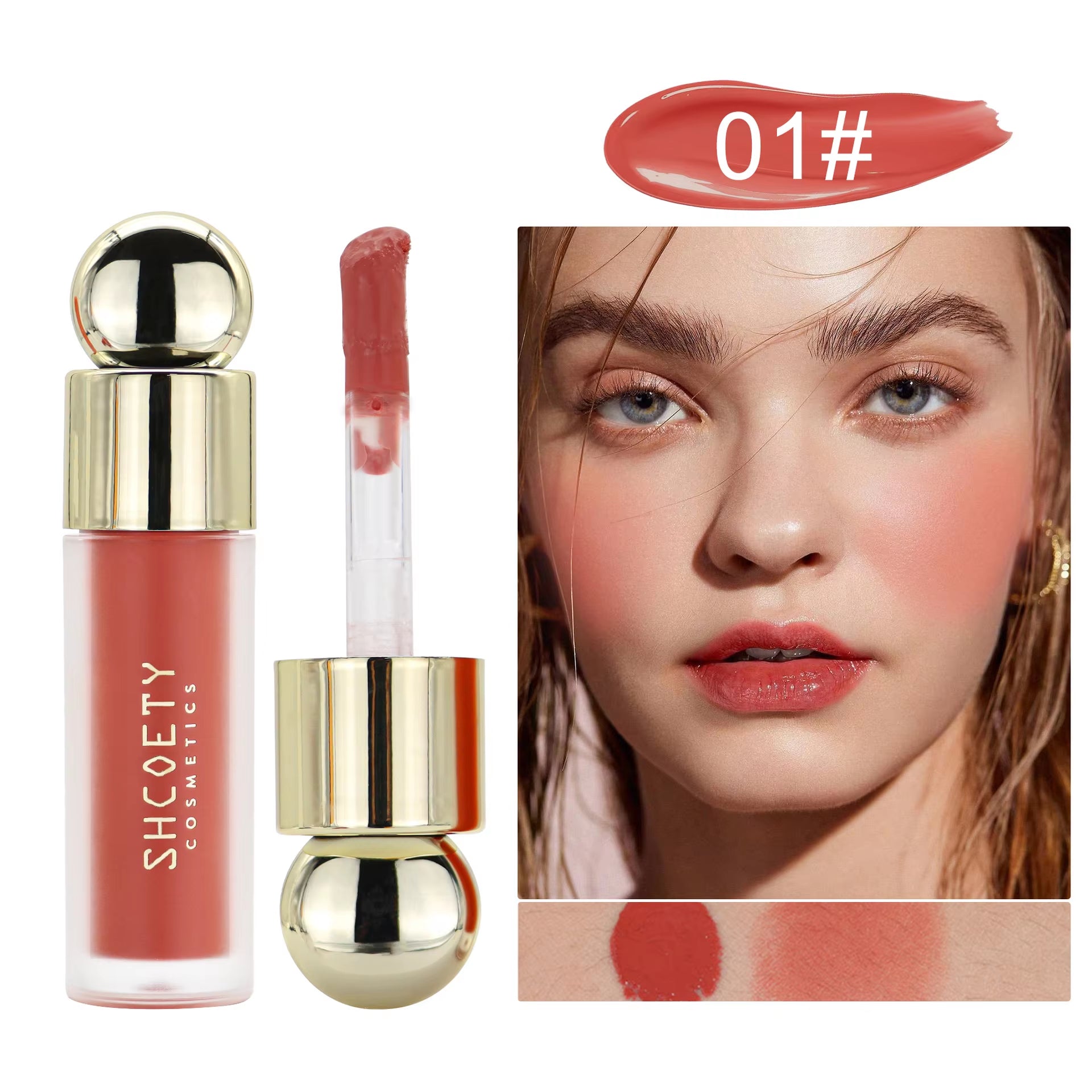 Rare Liquid Blush Beauty Natural Hydrating Pigmented Liquid Blush Easiest to Apply Non-Tacky Texture Soft Pinch Liquid Blush