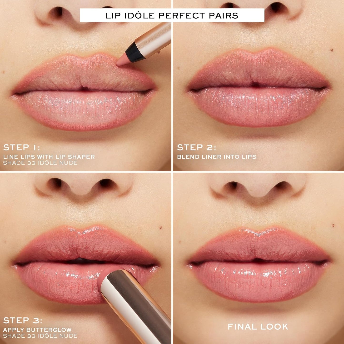 Lancôme Idôle Lip Shaper - Creamy, Matte & Waterproof Lip Liner Pencil - with Ceramides & Jojoba Oil