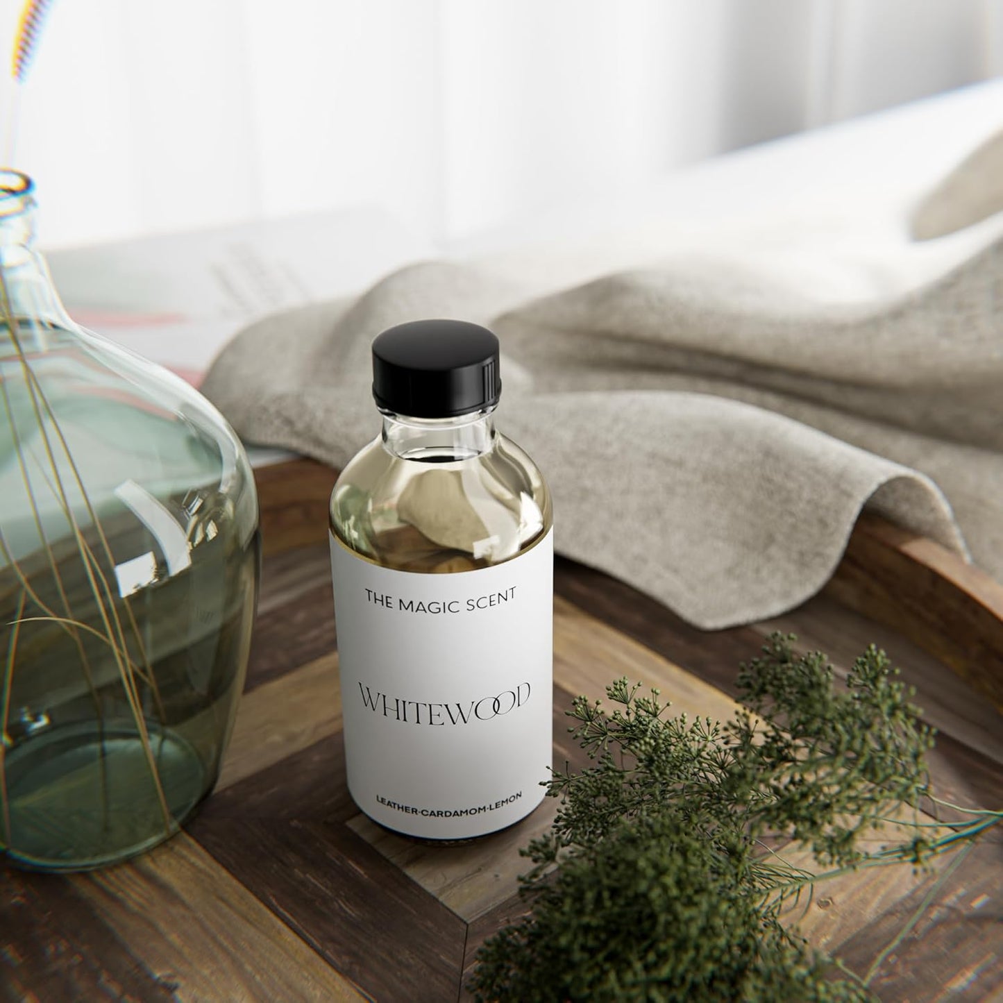 Whitewood Oils for Diffuser - HVAC, Cold-Air, & Ultrasonic Diffuser Oil Inspired by the 1 Hotel, Miami Beach - Essential Oils for Diffusers Aromatherapy (500 Ml)