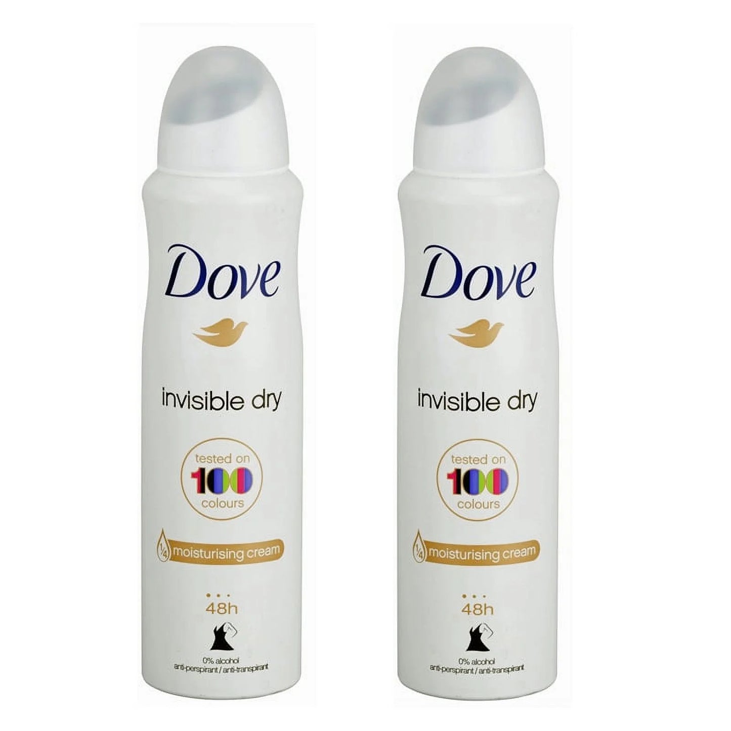 2 Pack  Invisible Dry Antiperspirant Deodorant Spray, 150Ml (5.07 Oz)