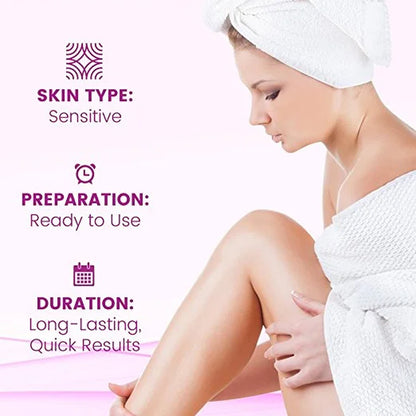 Botanic Inspirations Wax Strip Kit, 20 Count, for Bikini, Underarm, Face