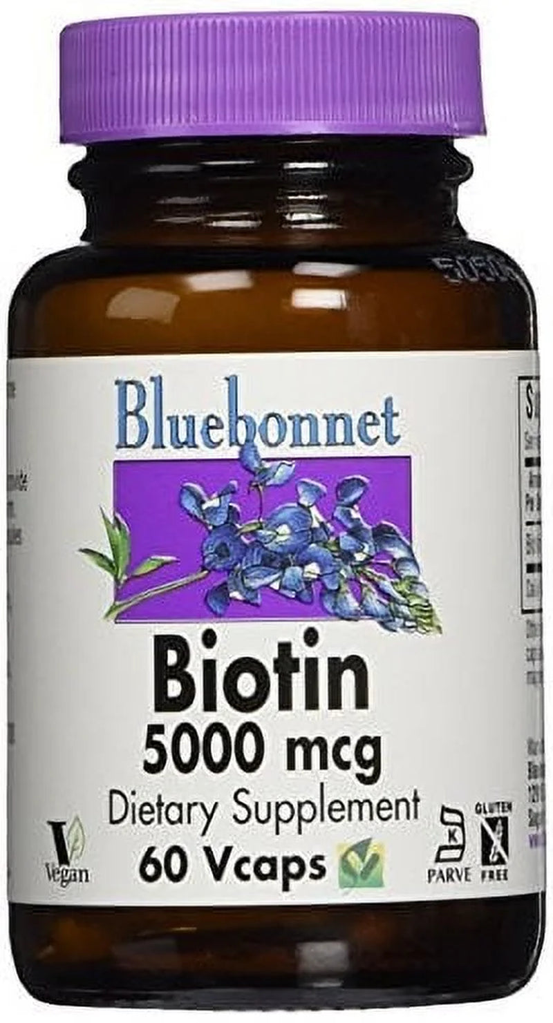 Nutrition Biotin 5000 Mcg Capsules, 60 Ct