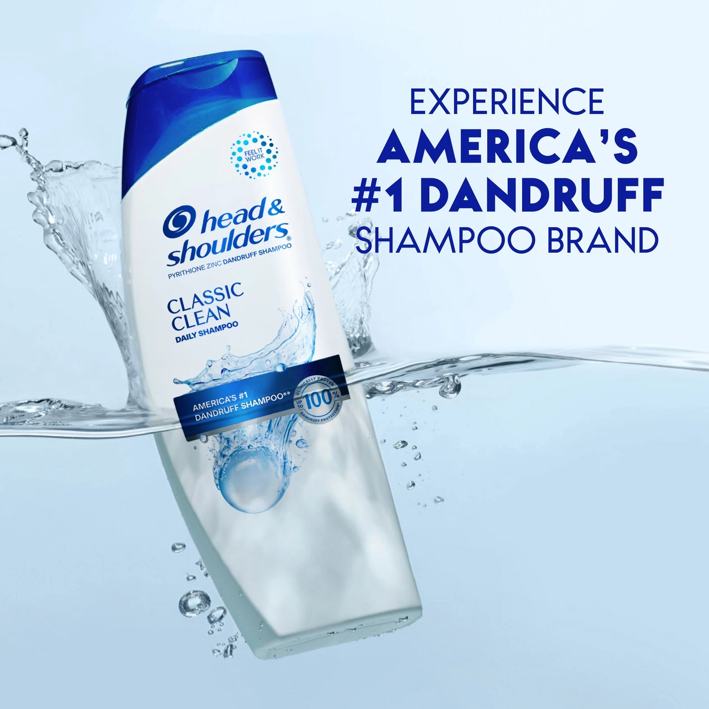 Head and Shoulders Dandruff Shampoo, Classic Clean, 20.7 Oz