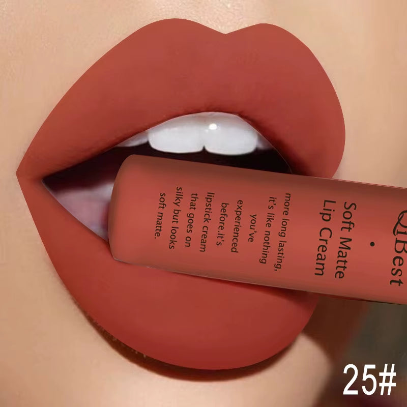 Nude Liquid s Waterproof Velvet Matte Lip Gloss Long Lasting Non-Stick Cup Lip Tint Makeup Pigment Lip Cosmetics