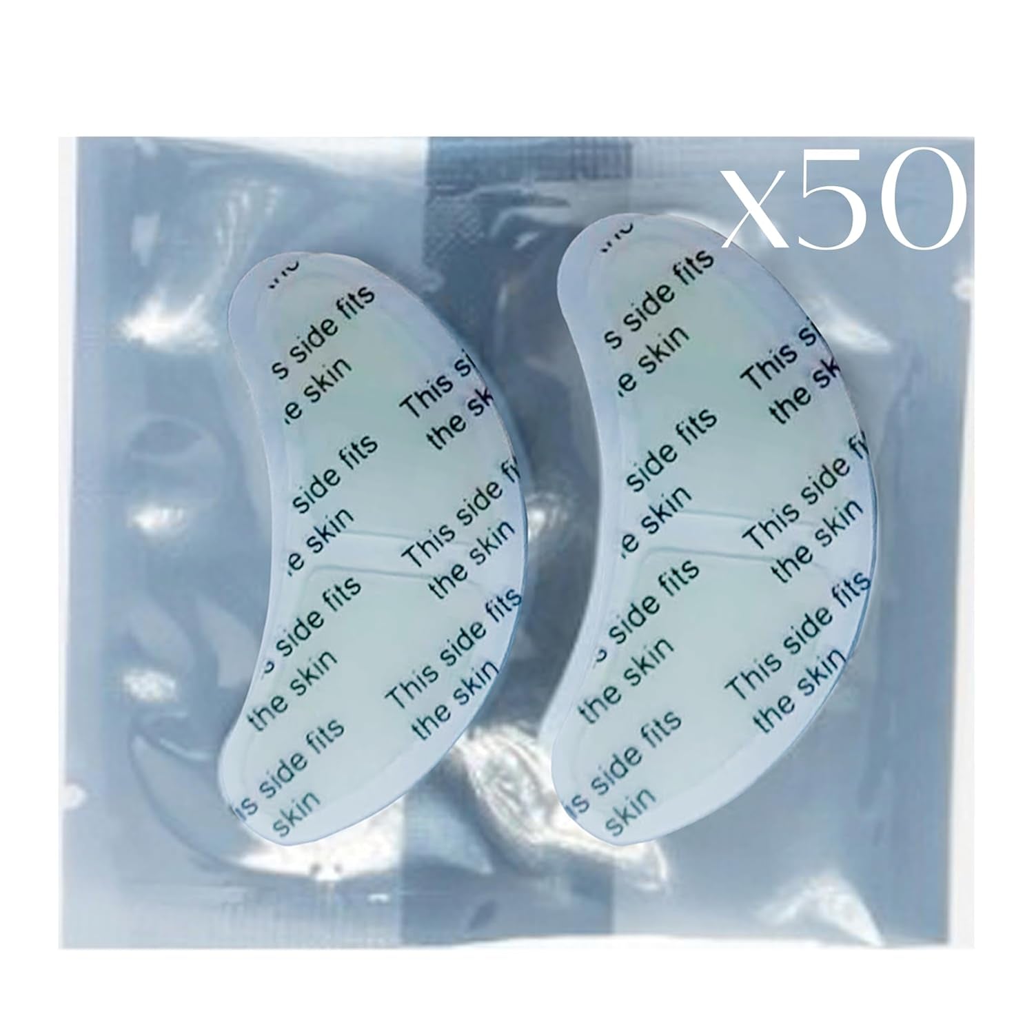 Red Light Therapy for Eyes - Reusable under Eye Patches - under Eye Red Light Therapy - Rechargeable Eye Mask - Eye Pods Light for under Eye Bags (50 Pairs of Stickers)