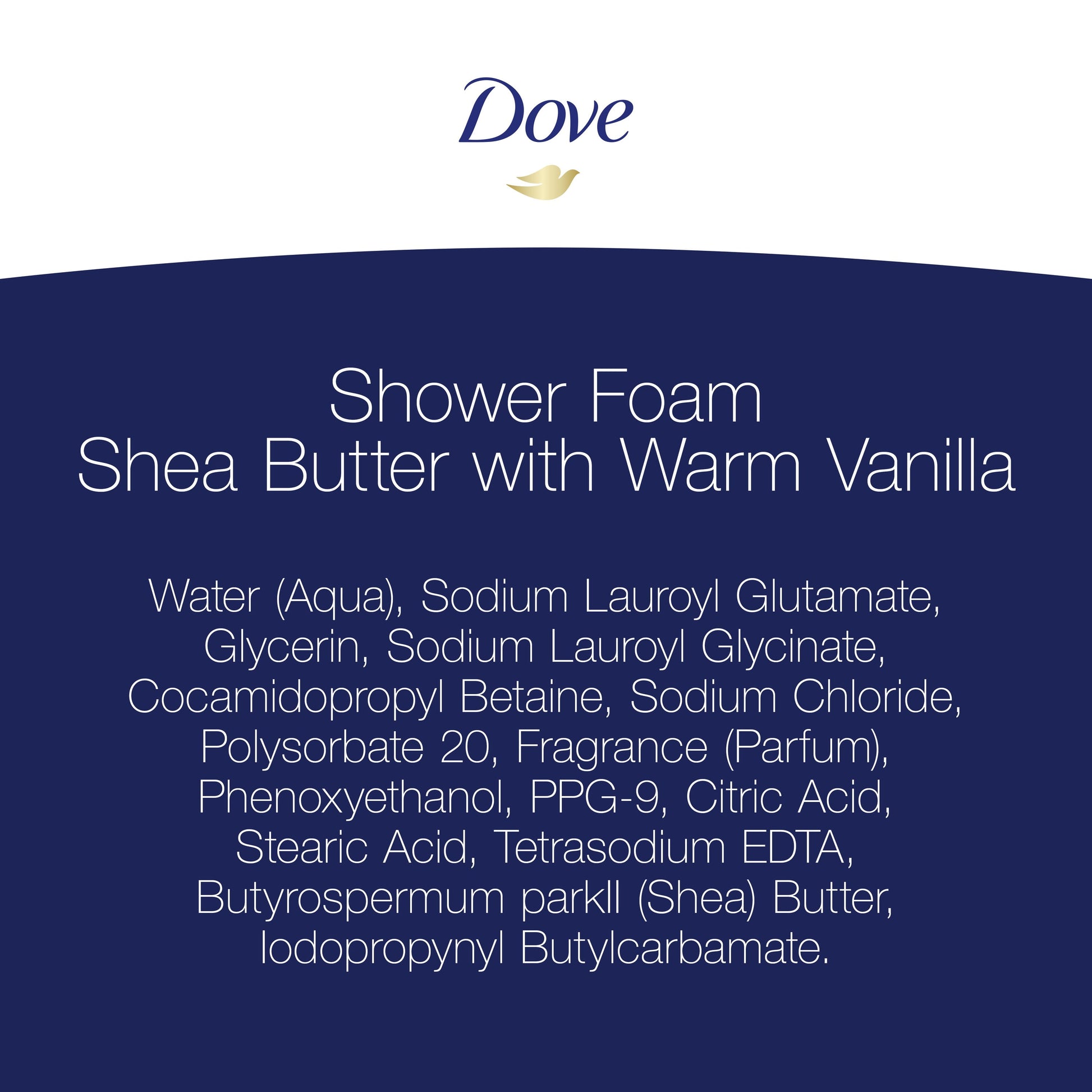 Shea Butter with Warm Vanilla Shower Foam, 13.5 Oz