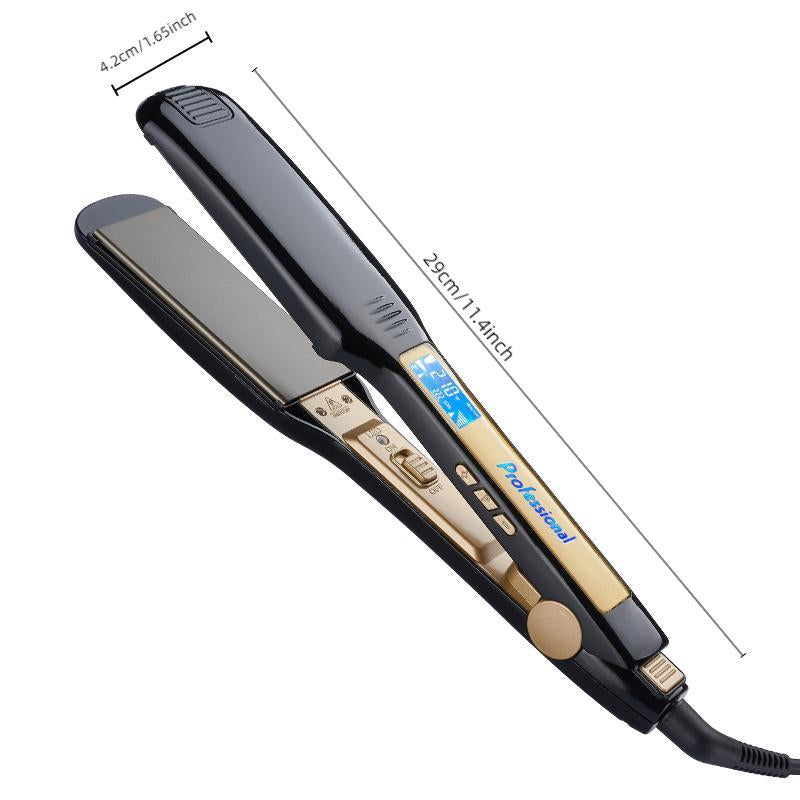 Professional Ceramic Flat Iron Hair Straightener, 1 Count Hair Straightening Iron, Winter Hair Styling Tool for Women & Men, New Year Gift, Christmas Gift, Stocking Fillers