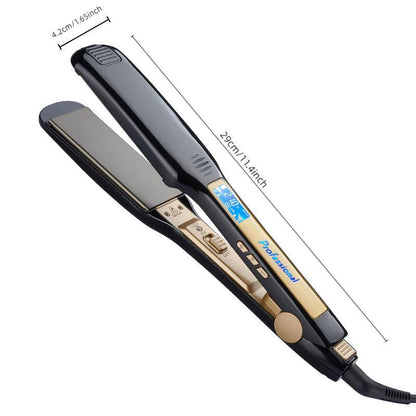 Professional Ceramic Flat Iron Hair Straightener, 1 Count Hair Straightening Iron, Winter Hair Styling Tool for Women & Men, New Year Gift, Christmas Gift, Stocking Fillers