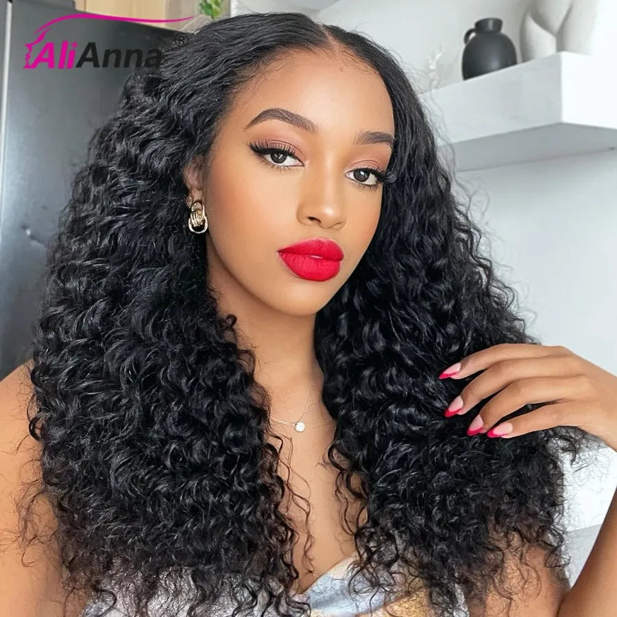 Deep Wave Bundles Human Hair Extensions Real Human Hair Brazilian Human Hair Bundles 100% Curly Bundles Human Hair Fast Shipping