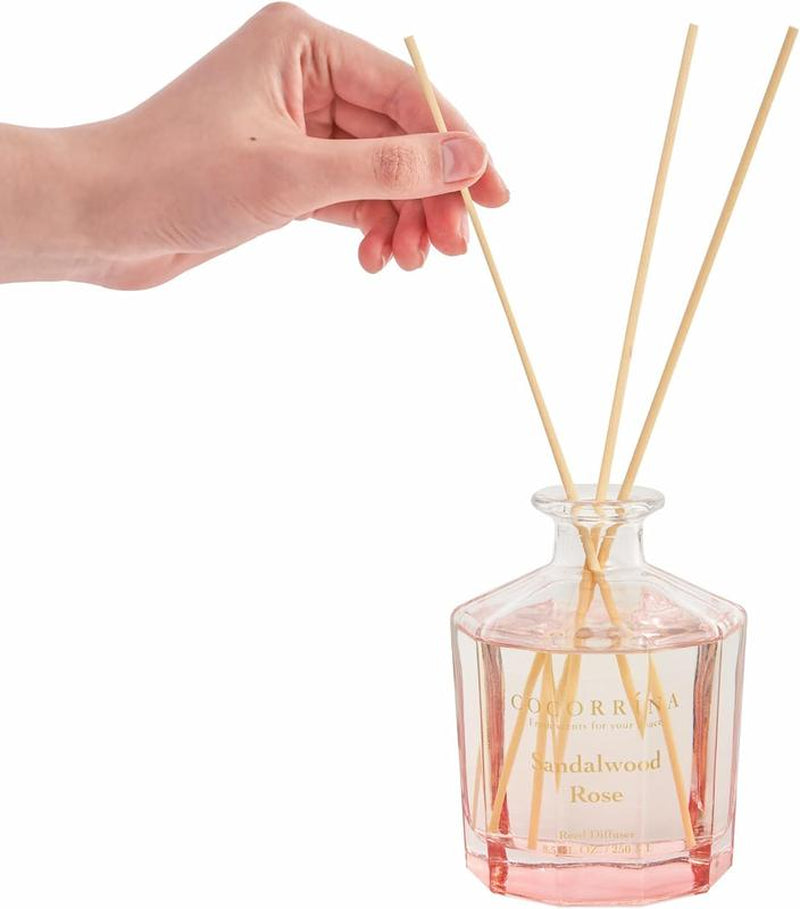 Reed Diffuser 6.7Oz (200Ml) Clean Cotton Scented Reed Diffuser Set Aroma Therapy