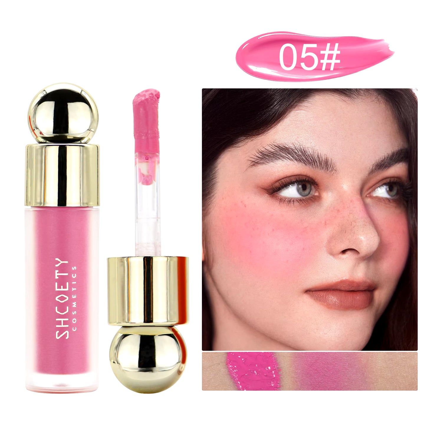 Rare Liquid Blush Beauty Natural Hydrating Pigmented Liquid Blush Easiest to Apply Non-Tacky Texture Soft Pinch Liquid Blush