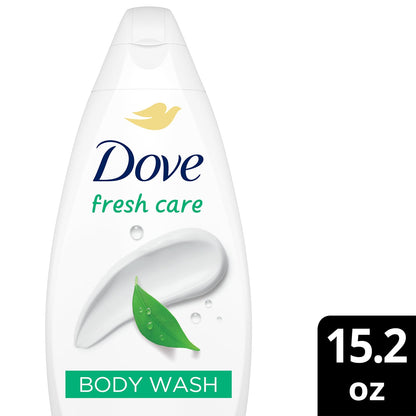 Body Wash, Fresh Care 2-Pack – Soothing Moisturizing Cleanser for Soft Skin, 15.22 Oz Ea