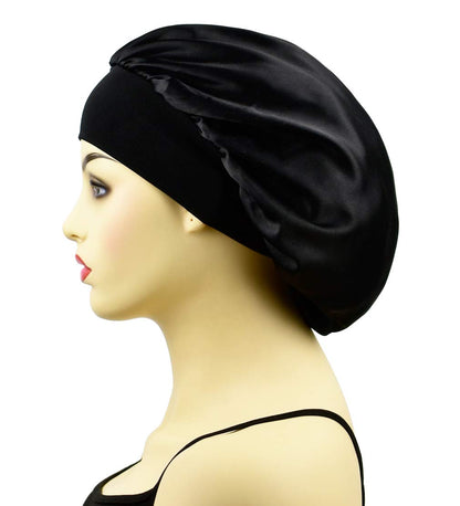 Silk Bonnet for Sleeping Women Curly Hair Satin Bonnet Silk Sleep Caps for Girls Hair Bonnet Cap for Sleeping Kids