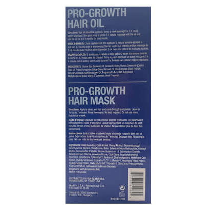 Biotin Pro-Growth 4-PC Hair Care Gift Set - Shampoo (12Oz), Conditioner (12Oz), Hair Oil (7Oz), and Hair Mask (12Oz)
