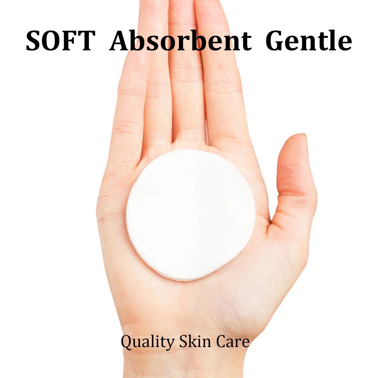 Reusable Makeup Remover Pads Cotton Pads with Washable Bag Bamboo Face Pads White,20 Pack