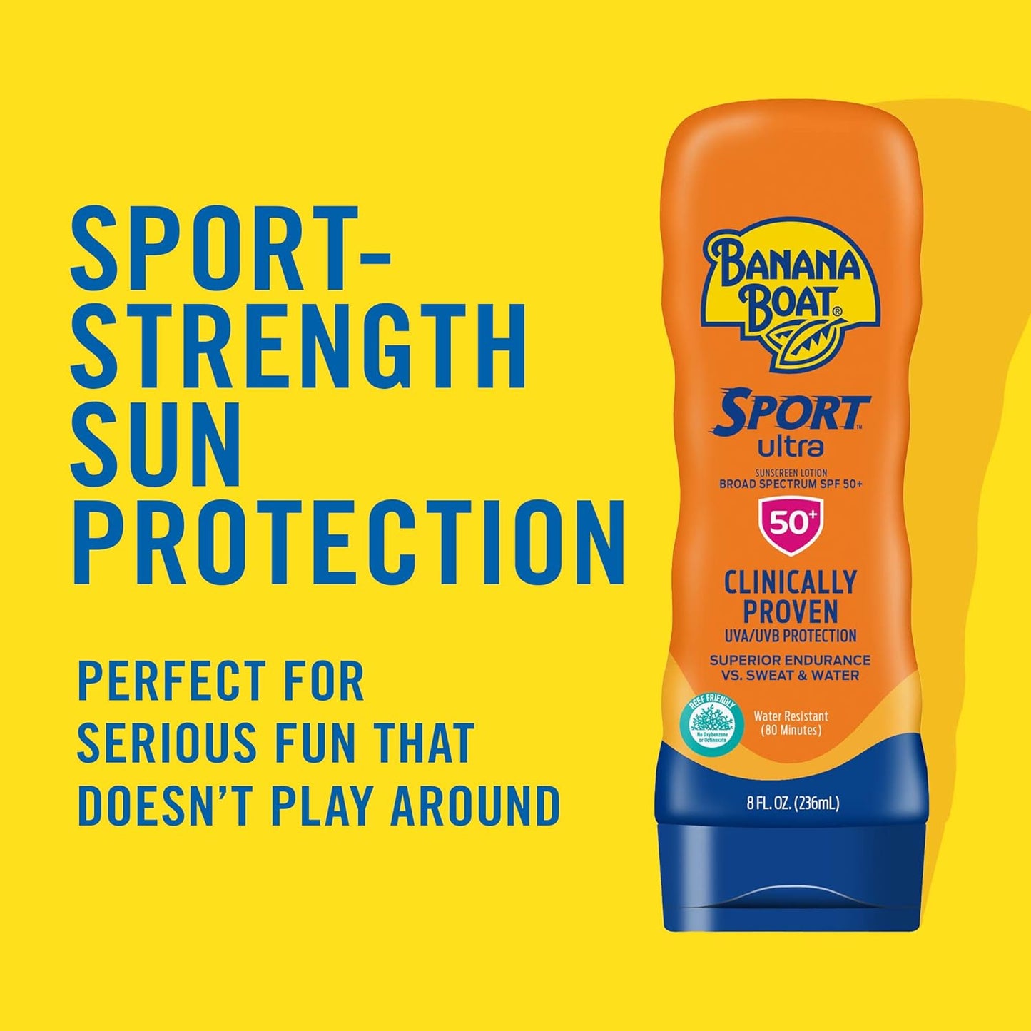 Sport Ultra SPF 50 Sunscreen Lotion 8Oz & Lip Balm SPF 50 Twin Pack