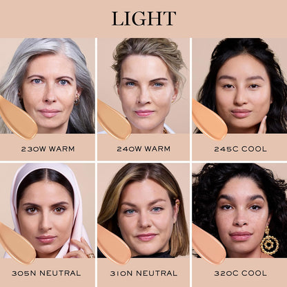 Teint Idôle Ultra Wear Care & Glow Foundation for up to 24H Healthy Glow - SPF27 - Medium Buildable Coverage & Natural Glow Finish