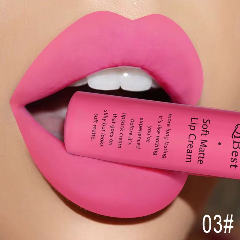 Nude Liquid s Waterproof Velvet Matte Lip Gloss Long Lasting Non-Stick Cup Lip Tint Makeup Pigment Lip Cosmetics