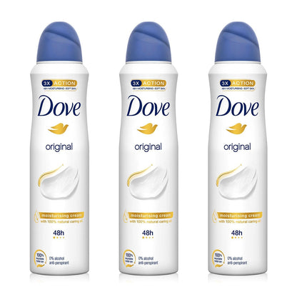 Original Aerosol Antiperspirant Deodorant 150Ml Pack of 3