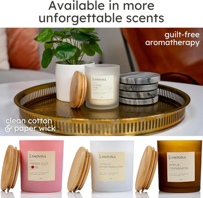 Hand-Poured in USA,  Aloha Kiwi Scented Candles for Women – Premium Soy Wax Blend with Tropical Kiwi & Fruit Fragrance. a Perfect Valentine'S Gift for a Serene Retreat!