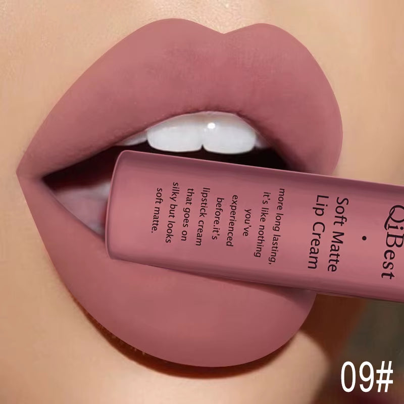 Nude Liquid s Waterproof Velvet Matte Lip Gloss Long Lasting Non-Stick Cup Lip Tint Makeup Pigment Lip Cosmetics