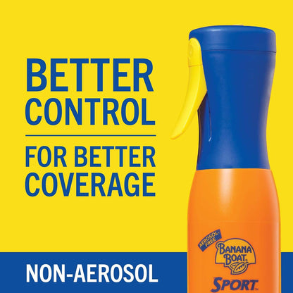 Sport 360 Coverage Sunscreen Spray SPF 50, Non-Aerosol, 360° Coverage, 5.5Oz Refillable Mist Bottle, Spray Sunscreen SPF 50